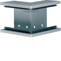 Colț exterior din profil de bază din tablă de oțel la BRS 70x100mm Capac 80mm zincat , Hager BRS651003VERZ