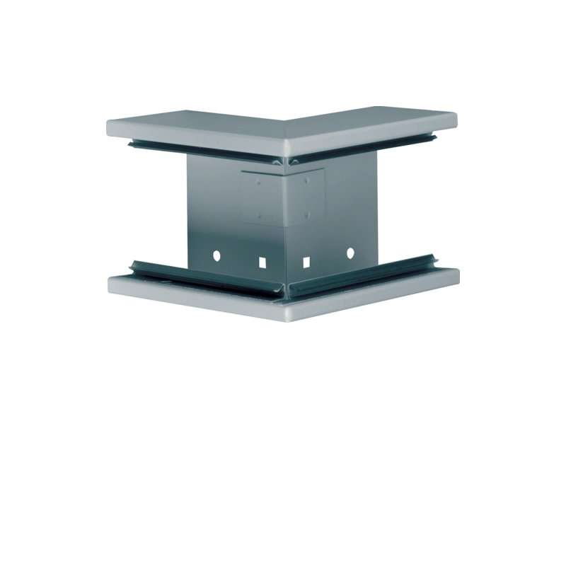 Colț exterior din profil de bază din tablă de oțel la BRS 70x100mm Capac 80mm zincat , Hager BRS651003VERZ