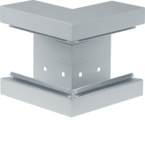 Colț exterior din profil de bază din tablă de oțel la BRS 70x130mm Capac 80mm zincat , Hager BRS651303VERZ