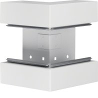 Colț exterior din profil de bază la BRS 68x170mm Capac 80mm tablă de oțel alb uz. , Hager BRS6517039016