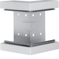 Colț exterior din profil de bază la BRS 68x170mm Capac 120mm din tablă de oțel gri deschis  , Hager BRS651703B7035