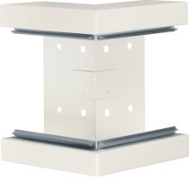 Colț exterior din profil de bază la BRS 68x170mm Capac 120mm din tablă de oțel crem , Hager BRS651703B9001