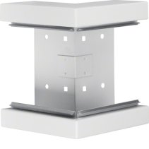 Colț exterior din profil de bază la BRS 68x170mm Capac 120mm din tablă de oțel alb  , Hager BRS651703B9010