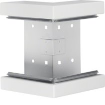 Colț exterior din profil de bază la BRS 66x170mm Capac 120mm tablă de oțel alb uz. , Hager BRS651703B9016