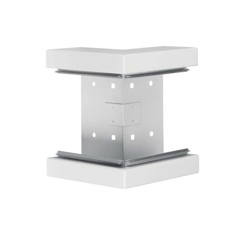 Colț exterior din profil de bază la BRS 66x170mm Capac 120mm tablă de oțel alb uz. , Hager BRS651703B9016
