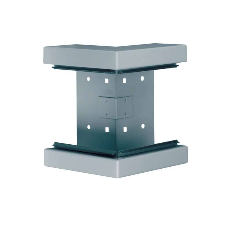 Colț exterior din profil de bază la BRS 68x170mm Capac 120mm din tablă de oțel zincat , Hager BRS651703BVERZ