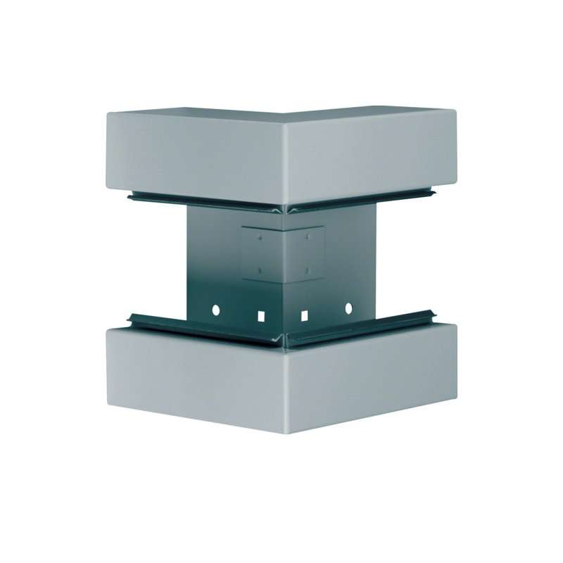 Colț exterior din profil de bază din tablă de oțel la BRS 70x170mm Capac 80mm zincat , Hager BRS651703VERZ