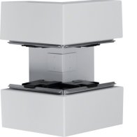 Colț exterior din profil de bază din tablă de oțel la BRS 70x210mm Capac 80mm gri deschis  , Hager BRS6521037035