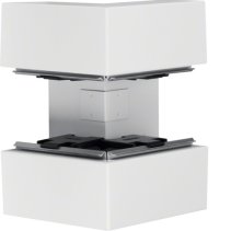 Colț exterior din profil de bază la BRS 68x210mm Capac 80mm din tablă de oțel crem , Hager BRS6521039001