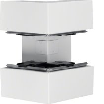 Colț exterior din profil de bază din tablă de oțel la BRS 70x210mm Capac 80mm alb  , Hager BRS6521039010