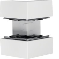 Colț exterior din profil de bază la BRS 68x210mm Capac 80mm tablă de oțel alb uz. , Hager BRS6521039016