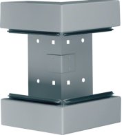 Colț exterior din profil de bază la BRS 68x210mm Capac 120mm din tablă de oțel zincat , Hager BRS652103BVERZ