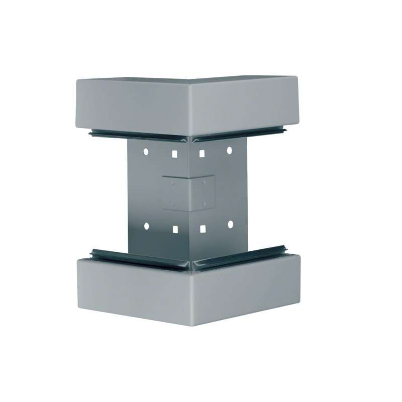 Colț exterior din profil de bază la BRS 68x210mm Capac 120mm din tablă de oțel zincat , Hager BRS652103BVERZ