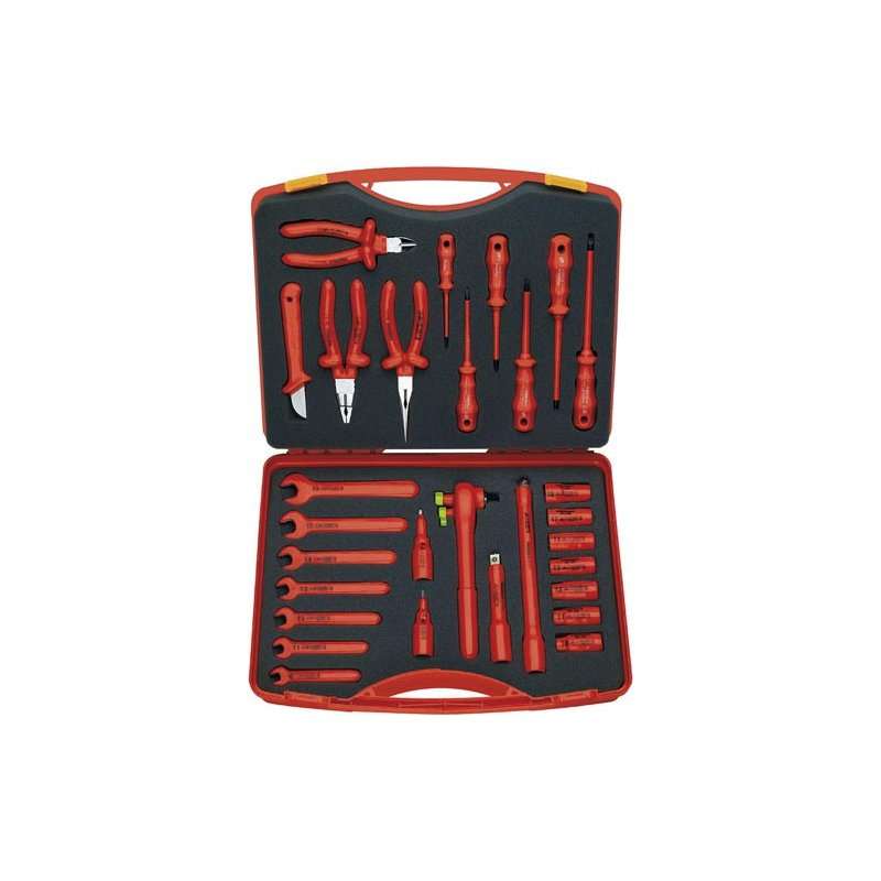 Sortiment de scule de siguranță VDE, 1000 V, 29 buc