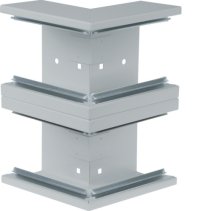 Colț exterior din profil de bază din tablă de oțel la BRS 70x210mm Capac 2x80mm zincat , Hager BRS652103DVERZ