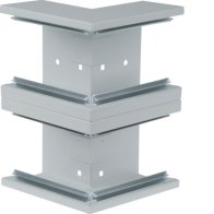 Colț exterior din profil de bază din tablă de oțel la BRS 70x210mm Capac 2x80mm zincat , Hager BRS652103DVERZ