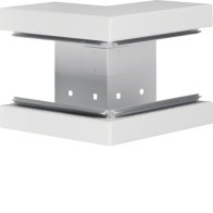 Colț exterior din profil de bază la BRS 83x130mm Capac 80mm tablă de oțel alb uz. , Hager BRS8513039016