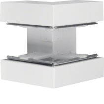 Colț exterior din profil de bază la BRS 85x170mm Capac 80mm din tablă de oțel alb  , Hager BRS8517039010