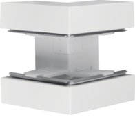 Colț exterior din profil de bază la BRS 85x170mm Capac 80mm din tablă de oțel alb  , Hager BRS8517039010