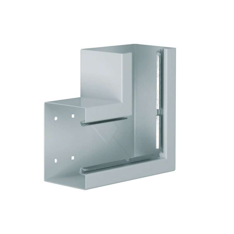 Unghi din profil de bază la BRS 100x130mm OT 80mm din tablă de oțel zincat , Hager BRS1001305VERZ