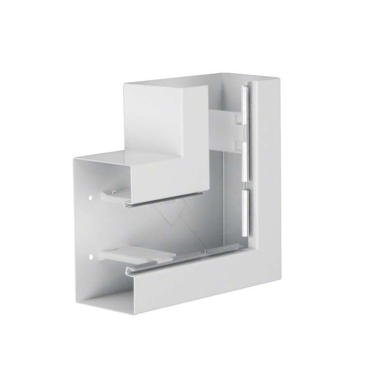Unghi din profil de bază la BRS 100x170mm OT 80mm din Stahblech alb  , Hager BRS10017059010