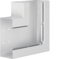 Unghi din profil de bază la BRS 100x210 OT 120mm din tablă de oțel alb  , Hager BRS1002105B9010