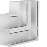 Unghi din profil de bază BRS 100x210mm Capac 2x80mm tablă de oțel vweiß , Hager BRS1002105D9016