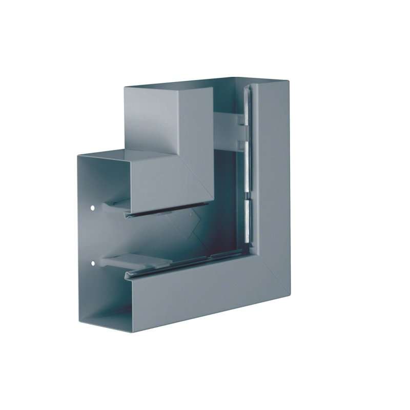 Unghi din profil de bază la BRS 100x210mm OT 80mm din tablă de oțel zincat , Hager BRS1002105VERZ