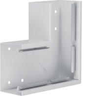 Unghi din profil de bază tablă de oțel la BRS 70x100mm Capac 80mm gri deschis  , Hager BRS6510057035