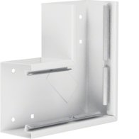 Unghi din profil de bază tablă de oțel la BRS 70x100mm Capac 80mm alb  , Hager BRS6510059010