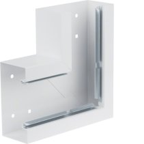 Unghi din profil de bază BRS 68x130mm Capac 80mm tablă de oțel alb uz. , Hager BRS6513059016