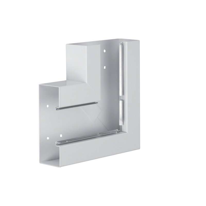 Unghi din profil de bază tablă de oțel la BRS 70x170mm Capac 80mm gri deschis  , Hager BRS6517057035