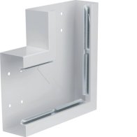 Unghi din profil de bază la BRS 68x170mm OT 120mm din tablă de oțel gri deschis  , Hager BRS651705B7035