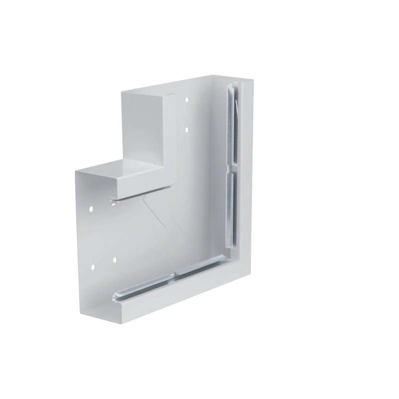 Unghi din profil de bază la BRS 68x170mm OT 120mm din tablă de oțel gri deschis  , Hager BRS651705B7035