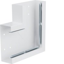 Unghi din profil de bază BRS 66x170mm Capac 120mm tablă de oțel alb uz. , Hager BRS651705B9016