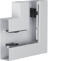 Unghi din profil de bază la BRS 68x210mm OT 80mm din tablă de oțel gri deschis  , Hager BRS6521057035