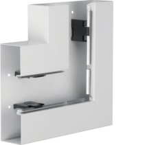 Unghi din profil de bază la BRS 68x210mm OT 80mm din tablă de oțel crem , Hager BRS6521059001