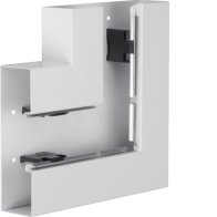 Unghi din profil de bază la BRS 68x210mm OT 80mm din tablă de oțel crem , Hager BRS6521059001