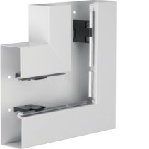 Unghi din profil de bază tablă de oțel la BRS 70x210mm Capac 80mm alb  , Hager BRS6521059010