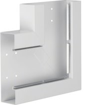 Unghi din profil de bază la BRS 68x210mm OT 120mm din tablă de oțel alb  , Hager BRS652105B9010