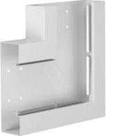 Unghi din profil de bază la BRS 68x210mm OT 120mm din tablă de oțel alb  , Hager BRS652105B9010