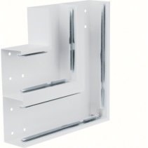 Unghi din profil de bază BRS 68x210mm Capac 2x80mm tablă de oțel alb uz. , Hager BRS652105D9016