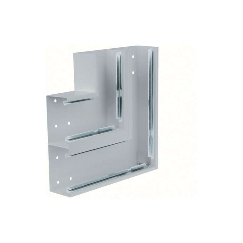 Unghi din profil de bază tablă de oțel la BRS 70x210mm Capac 2x80mm zincat , Hager BRS652105DVERZ