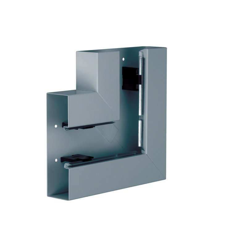 Unghi din profil de bază la BRS 68x210mm OT 80mm din tablă de oțel zincat , Hager BRS652105VERZ