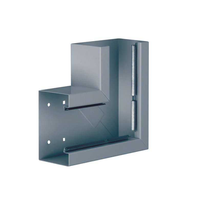 Unghi din profil de bază la BRS 85x130mm OT 80mm din tablă de oțel zincat , Hager BRS851305VERZ