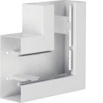 Unghi din profil de bază la BRS 85x170mm OT 80mm din tablă de oțel alb  , Hager BRS8517059010