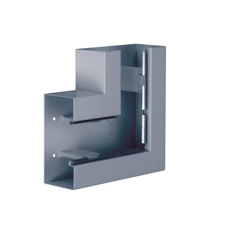 Unghi din profil de bază la BRS 85x170mm OT 80mm din tablă de oțel zincat , Hager BRS851705VERZ