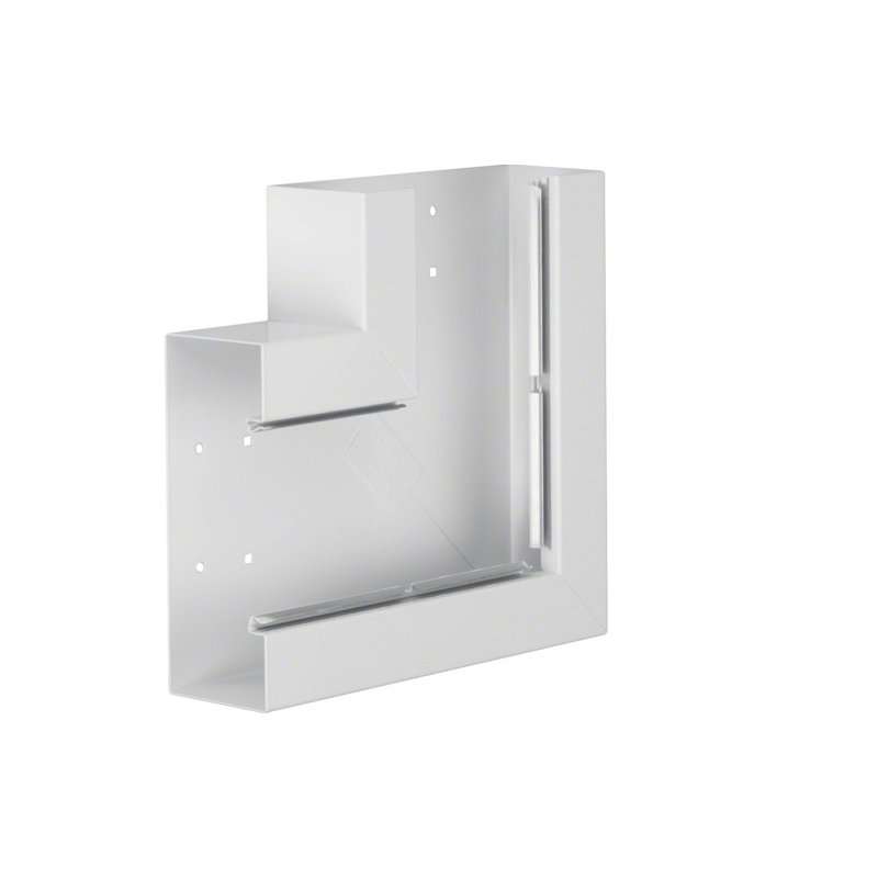 Unghi din profil de bază la BRS 85x210mm OT 120mm din tablă de oțel alb  , Hager BRS852105B9010