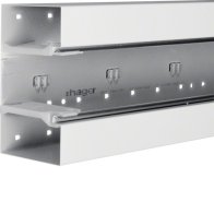 Bază-Canal aparataj Ignifug pr. față la BRS 100x170mm Capac 80mm oțel alb uz. , Hager BRS10017019016