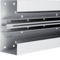 Bază-Canal aparataj Ignifug ,Profil BRS 100x210mm OT 120mm din tablă de oțel alb , Hager BRS1002101B9010